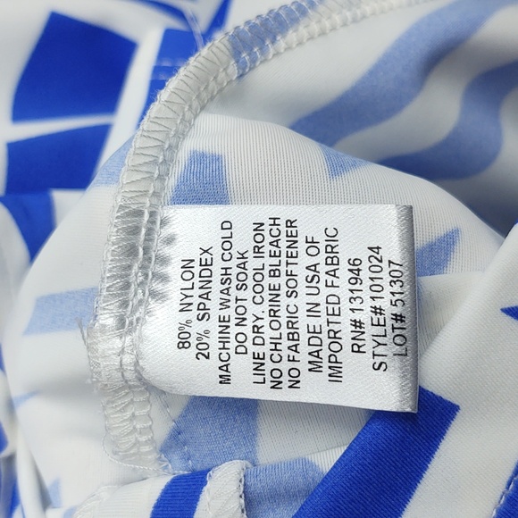 Jude Connally💙 🤍Willow Abstract Geo Cobalt Dress, size large 🆕 - Picture 8 of 8